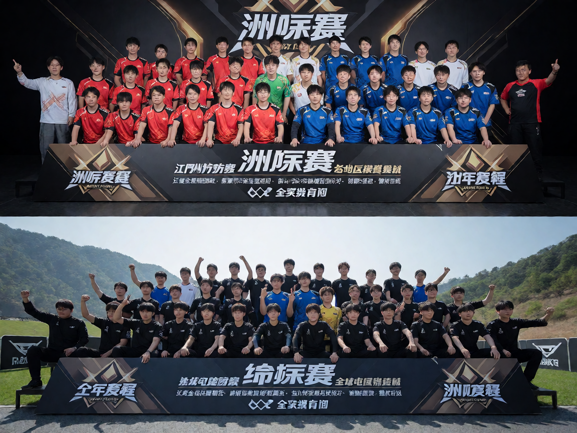 洲际对抗赛战队合影